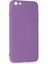 iPhone 6 Plus Kılıf Nano Içi Kadife Silikon - Mor 3