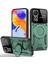 Xiaomi Redmi Note 11 Pro Kılıf Joy Lens Standlı Kapak - Koyu Yeşil 1