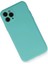 iPhone 11 Pro Kılıf Nano Içi Kadife Silikon - Turkuaz 2