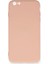 iPhone 6 Plus Kılıf Nano Içi Kadife Silikon - Pudra 1