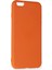 iPhone 6 Plus Kılıf Nano Içi Kadife Silikon - Turuncu 2