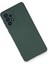 Samsung Galaxy A53 5g Kılıf Nano Içi Kadife Silikon - Koyu Yeşil 3
