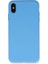 iPhone Xs Max Kılıf Nano Içi Kadife Silikon - Mavi 1