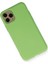 iPhone 11 Pro Kılıf Nano Içi Kadife Silikon - Yeşil 2
