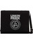 Linkin Park Logo ve Star Siyah Kanvas Postacı Çantası 1