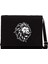 Black And White Lion Siyah Kanvas Postacı Çantası 1