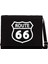 ROUTE66 Logo Siyah Kanvas Postacı Çantası 1