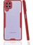 Galaxy M22 Kılıf Tcmk Parfe Kapak-Kırmızı 1