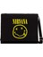 Nirvana Logo Siyah Kanvas Postacı Çantası 1