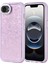 iPhone 16E Kılıf Taşlı Tasarımlı Tcmk Kapi Kapak - Lila 1