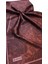 Koyu Gül Siyane Scarf Etnik Tablo Desen Pamuklu Şal 1
