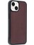 Iphone 15 Kılıf Aras Deri Kapak - Bordo 3