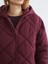 Lcw Vision Bordo Kapüşonlu Kapitone Kadın Şişme Mont 3