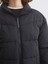 Xsıde Siyah Dik Yaka Oversize Kadın Şişme Mont 3