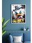 Donald Duck Rich Money Tasarım Çerçeveli Metal Poster Tablo 1