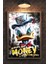 Donald Duck Rich Money Tasarım Çerçeveli Metal Poster Tablo 4