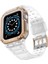 Apple Watch 42MM KR401 Silikon Kordon - Beyaz-Rose 1