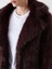 Lcw Vision Bordo Ceket Yaka Kadın Kürk Mont 3