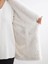 Lcw Modest Ekru Ceket Yaka Oversize Kadın Kürk Mont 4