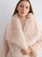 Lcw Modest Pembe Ceket Yaka Oversize Kadın Kürk Mont 3