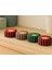 Modern Renkli 4'lü Silindir Formlu Mumluk Seti 🕯️ – 4 Tealight Mum Hediyeli 1