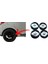 Renault Jant Göbeği 58/55MM Siyah 55MM Yuva 4 Lü Set (YUVA İÇ ÇAPI 5.5 SANTİMSE UYUMLUDUR) 1