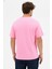 Erkek Premium Kalite Yoğun Dokulu Pamuklu T-Shirt Pembe M101-R0220-06 3