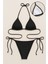 Kadın Siyah Yandan ve Boyundan Bağlamalı Bikini Mayo Takımı - Siyah - L-Xl 1