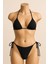 Kadın Siyah Yandan ve Boyundan Bağlamalı Bikini Mayo Takımı - Siyah - L-Xl 2