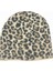 Kadın Yumuşacık Leopar Desenli Akrilik Kumaş Saçaklı Tüylü Bere – Sıcak Tutucu Kışlık Şapka 1