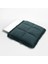 Puffy Laptop Kılıfı 13”–16” – MacBook Air & Pro Uyumlu, Püsküllü Keten Dokulu, Mıknatıslı Yumuşak Koruma - Ördek Yeşili 2