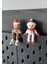 Yılbaşı Konseptli Kurabiye Adam & Kardan Adam Hareketli Figür Set 6
