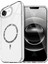 Ieg Apple iPhone 16E Live Diamond Magsafe Kapak - Şeffaf 1