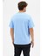 Erkek Premium Kalite Yoğun Dokulu Pamuklu T-Shirt Açık Mavi M101-R0220-08 3