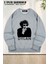 Unisex Bob Dylan Baskılı Oversize Bisiklet Yaka Sweatshirt 1