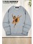 Unisex Bale V2 Baskılı Oversize Bisiklet Yaka Sweatshirt 1