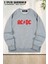 Unisex Ac Dc Black Ice Guitar Baskılı Oversize Bisiklet Yaka Sweatshirt 1