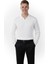 Erkek Beyaz Polo Yaka Fitilli Triko Kazak – %100 Pamuk, Esnek Dokulu, Modern Kalıp 2605305 1