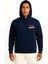 Kapüşonlu Tur Navy Cep Tasarımlı Unisex Sweatshirt 1