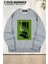 Unisex Star Wars Yoda Baskılı Oversize Bisiklet Yaka Sweatshirt 1
