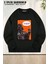 Unisex Star Wars (Dart Vaderr) Baskılı Oversize Bisiklet Yaka Sweatshirt 1