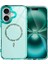 Ieg Apple iPhone 16 Plus Live Diamond Magsafe Kapak - Yeşil 1