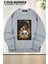 Unisex Star Wars (Dart Vader) 2 X2 Baskılı Oversize Bisiklet Yaka Sweatshirt 1