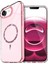 Ieg Apple iPhone 16E Live Diamond Magsafe Kapak - Pembe 1