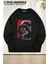 Unisex Star Wars 3 Baskılı Oversize Bisiklet Yaka Sweatshirt 1