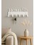 Home Yazılı Kalpli Metal Anahtarlık Askısı | Duvar Tipi Anahtar Organizer 1