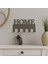 Home Yazılı Metal Anahtarlık Askısı | Duvar Tipi Anahtar Organizer 2