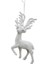 Yılbaşı Ağacı Süsleri Geyik Beyaz 10 cm 1