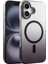 Ieg Apple iPhone 16 Plus Glossy Magsafe Kapak - Siyah 1