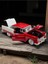Diecast Metal 1955 Chevy Bel Air Model Araba Kutulu Koleksiyonluk Figür 1:24 Ölçek 21 cm 1